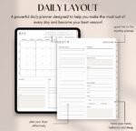 Undated Digital Diary, iPad Diary, GoodNotes Calendar, Daily, Weekly, Monthly Journal, Undated iPad Calendar 2024 2025, Android Diary