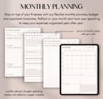 Digital Financial Budget Planner, Finance Tracker, GoodNotes Budget Planner, Undated Finance Planner, Monthly Budget, iPad Finance Template